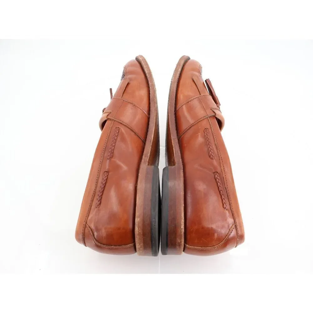 Allen Edmonds Men's Cody Tassel Loafer Size 11 D Brown Leather Slip On Shoe